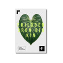 Lámina botánica de Philodendron Birkin (serie Leaf), impresión en papel mate 200g · La Plantisserie