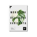 Lámina botánica de Monstera Variegata (serie Leaf), impresión en papel mate 200g · La Plantisserie